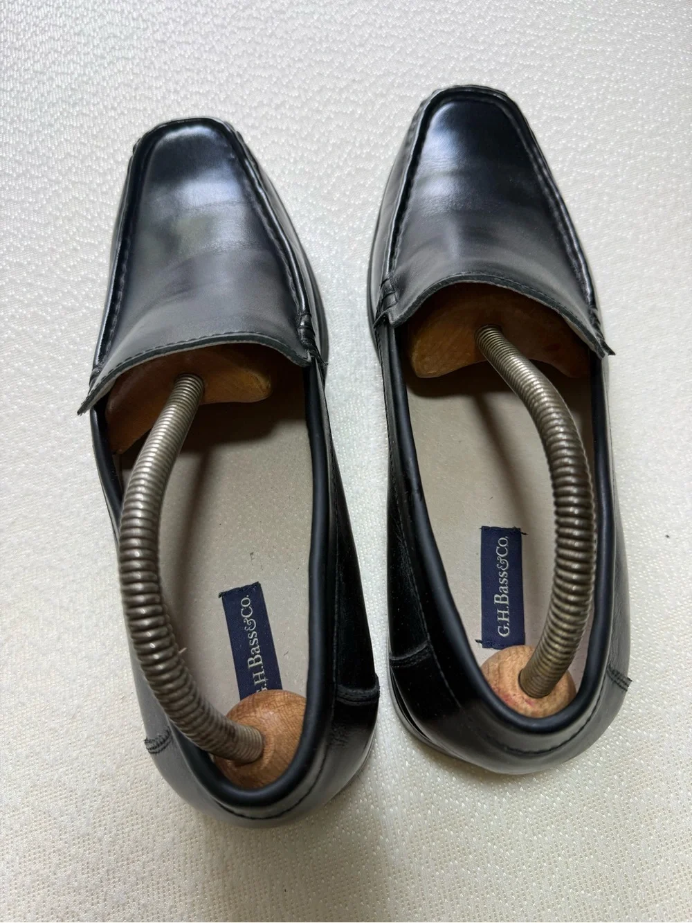 Bass Weejuns Venetian Loafer Classic Black Leather Slip-On